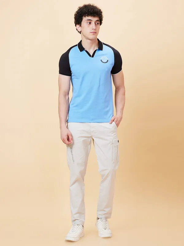 Being Human Regular Fit Men Polo Neck T-Shirts-All Aboard