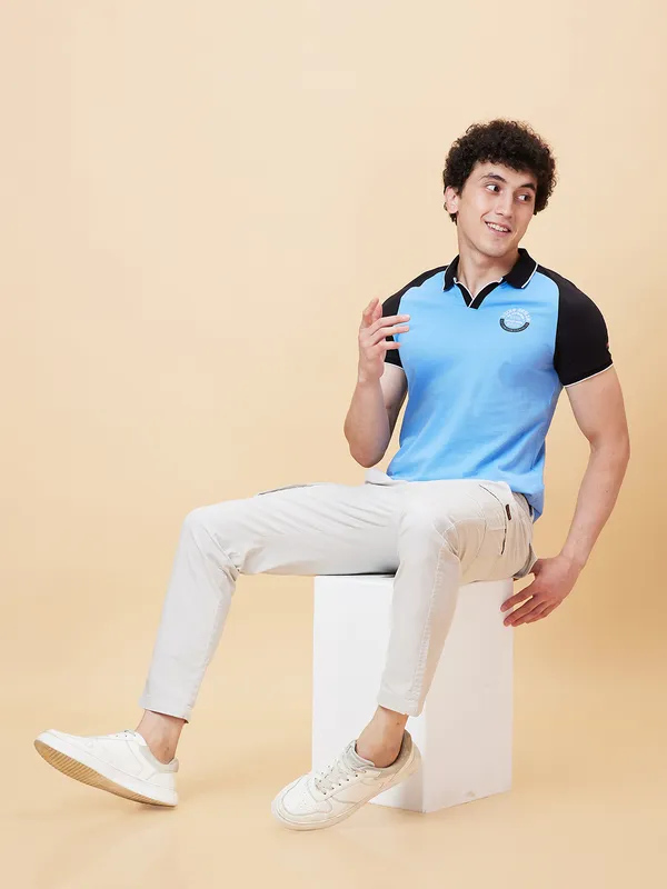 Being Human Regular Fit Men Polo Neck T-Shirts-All Aboard