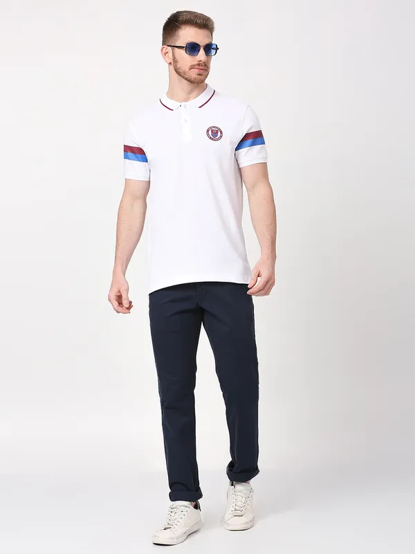 Being Human Clothing Men Regular Fit T-Shirts-White