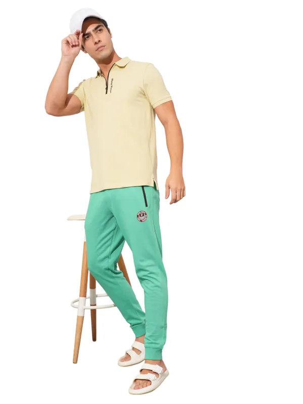 Being Human Clothing-Mens-Top-Polo Neck Beige