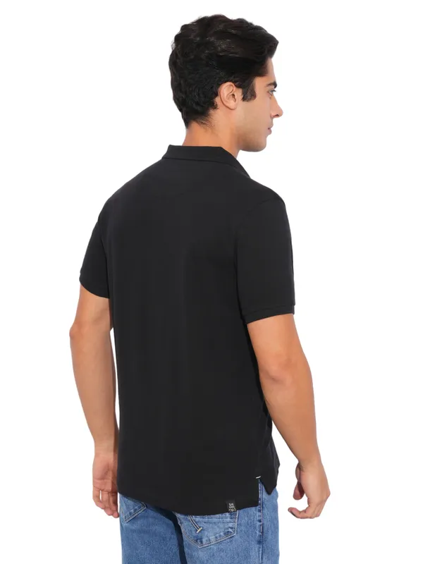 Being Human Clothing-Mens-Top-Polo Neck Black