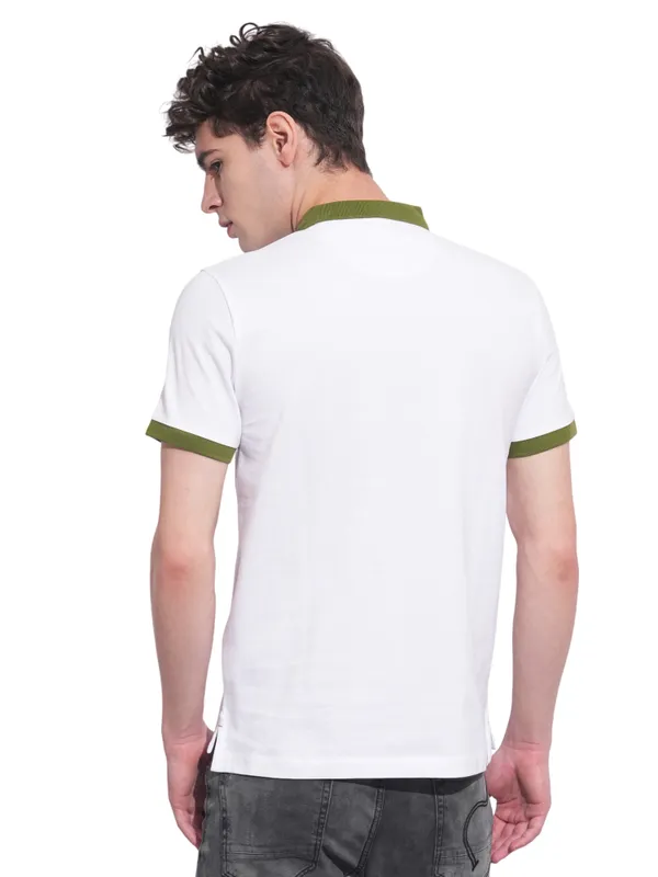 Being Human Clothing Mens-Top Polo Neck White