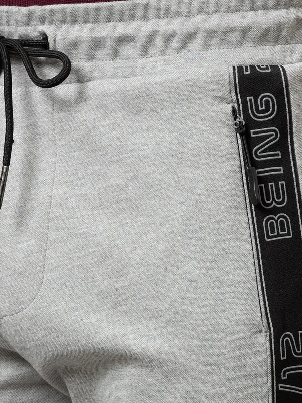 Being Human Clothing Men Slim Fit Crew Neck T-Shirts-Fig
