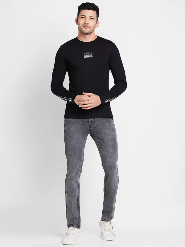 Being Human Men  T-Shirts-Black