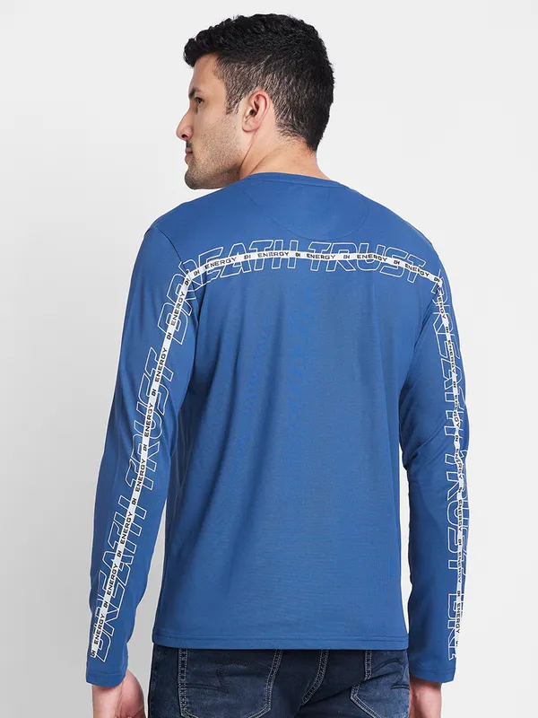Being Human Men  T-Shirts-Blue