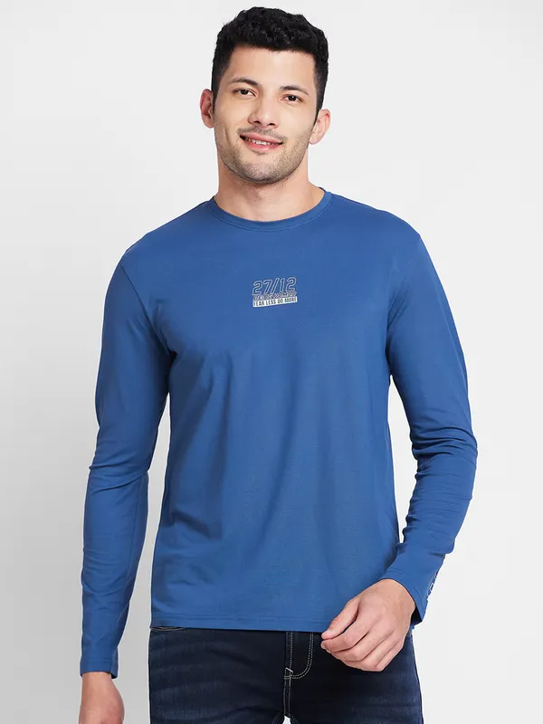 Being Human Men  T-Shirts-Blue
