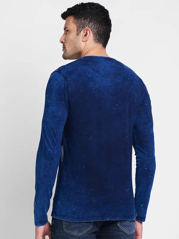 Being Human Men  T-Shirts-Indigo