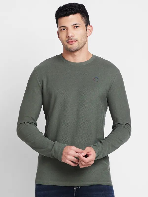 Being Human Men  T-Shirts-Forest Green