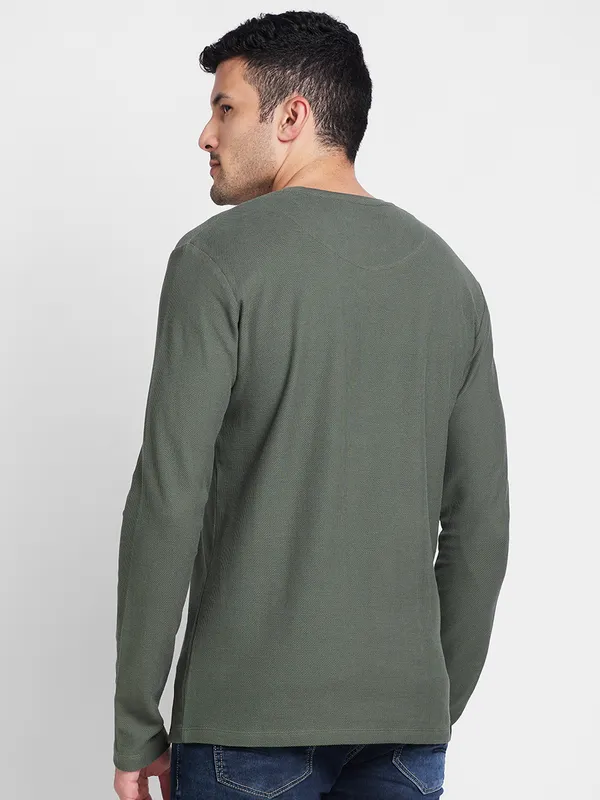 Being Human Men  T-Shirts-Forest Green