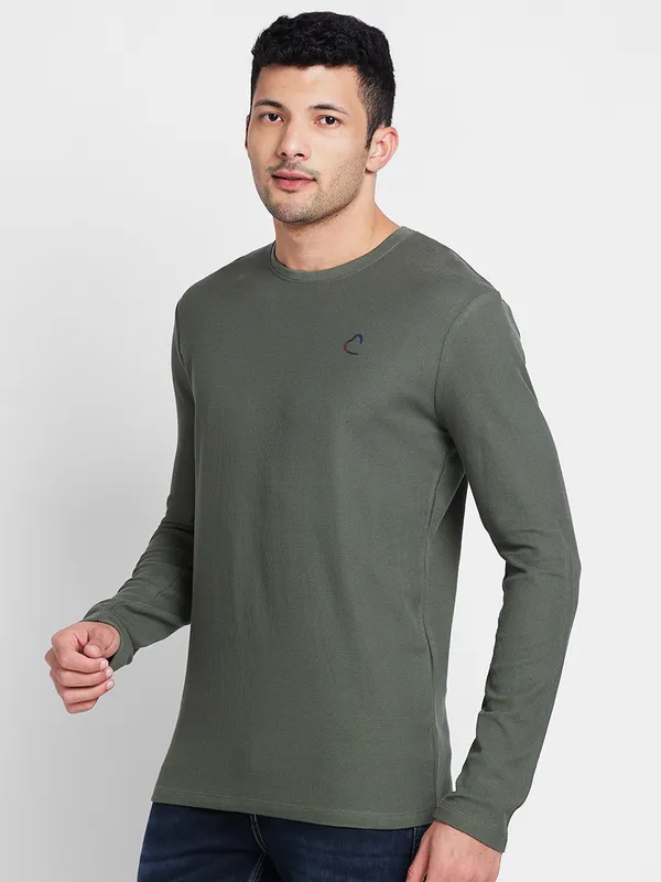 Being Human Men  T-Shirts-Forest Green