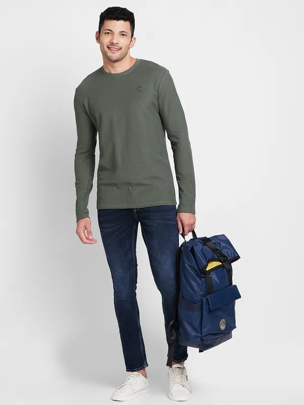 Being Human Men  T-Shirts-Forest Green