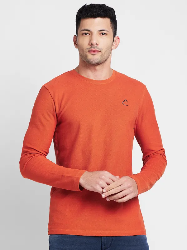 Being Human Men  T-Shirts-Rust