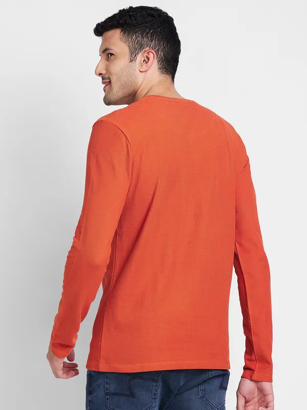 Being Human Men  T-Shirts-Rust