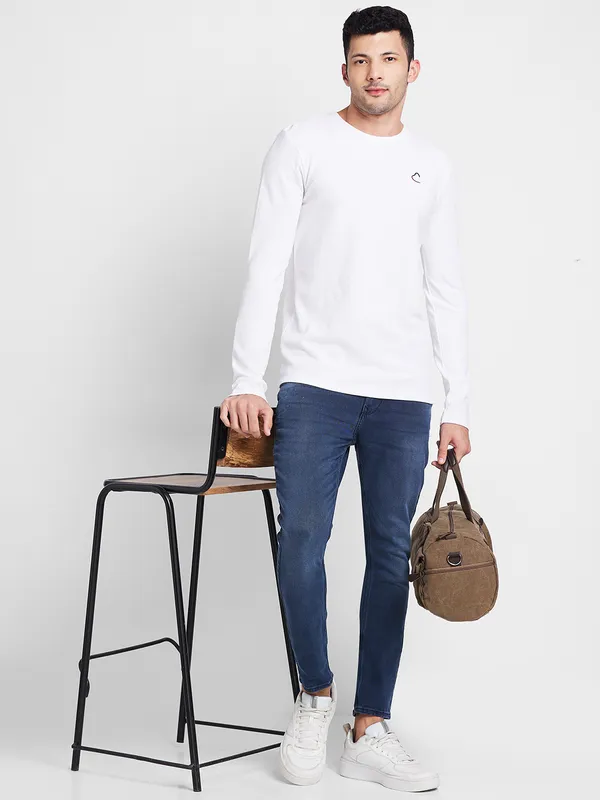 Being Human Men  T-Shirts-White