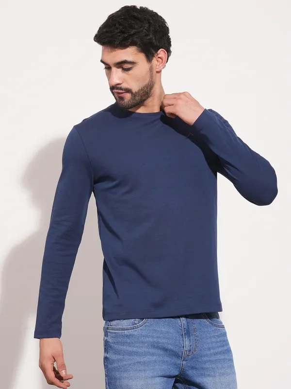 Being Human Men  T-Shirts-Navy