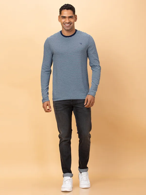 Being Human Mens-Top Crew Neck Navy