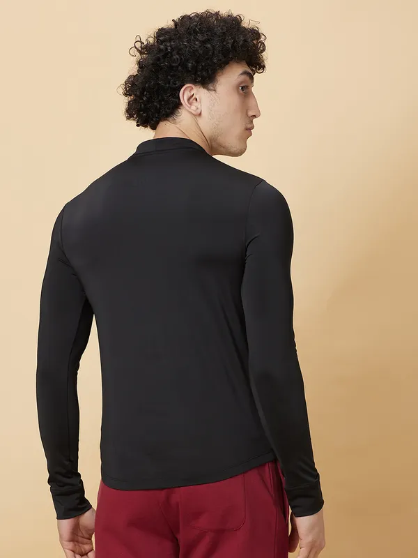 Being Human Clothing Mens-Top Crew Neck Black