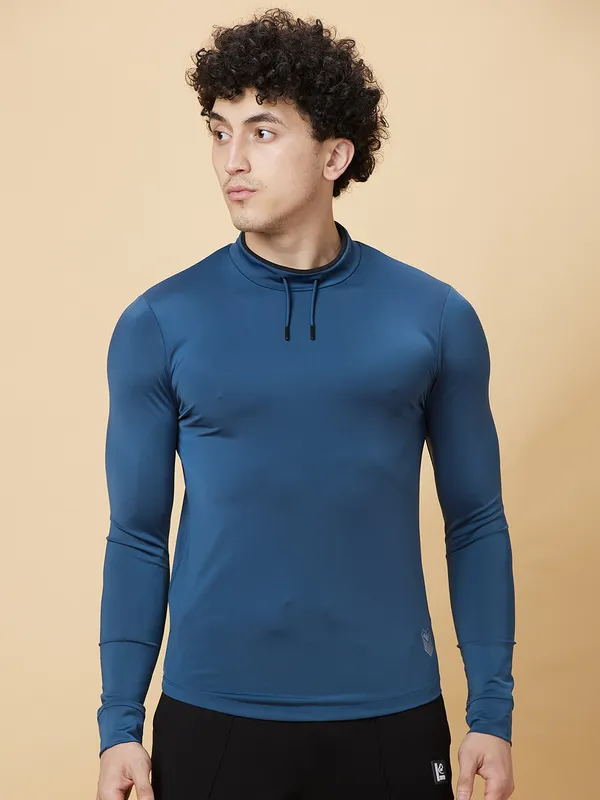 Being Human Clothing Mens-Top Crew Neck Sea Port