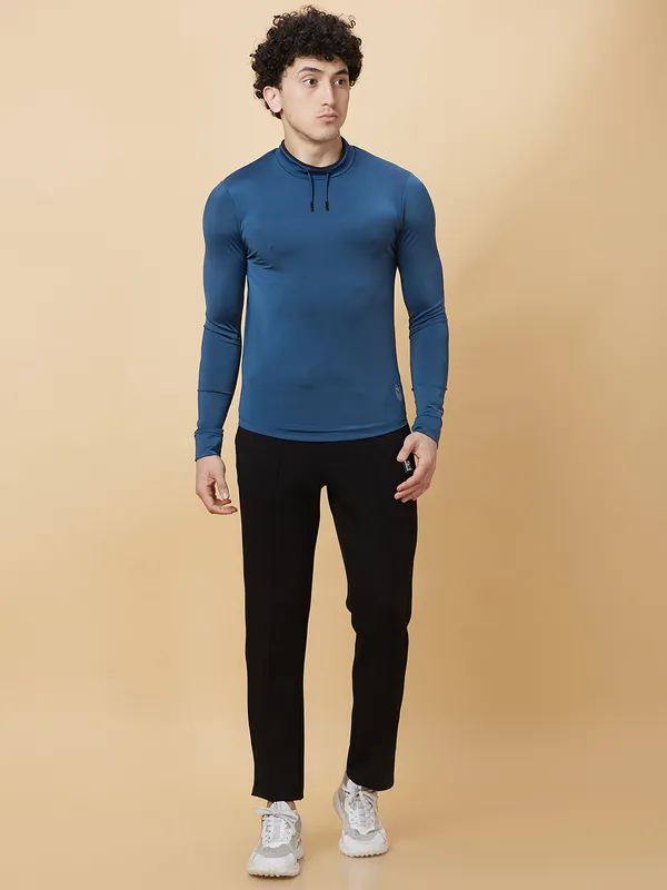 Being Human Clothing Mens-Top Crew Neck Sea Port