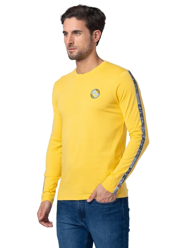 Being Human Regular Fit Men Crew Neck T-Shirts-Mimosa
