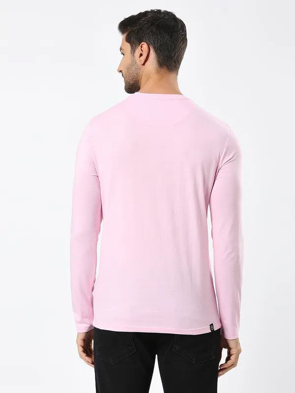 Being Human Clothing Men  T-Shirts-Light Pink
