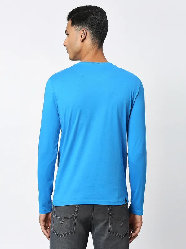 Being Human Clothing Men  T-Shirts-Blue