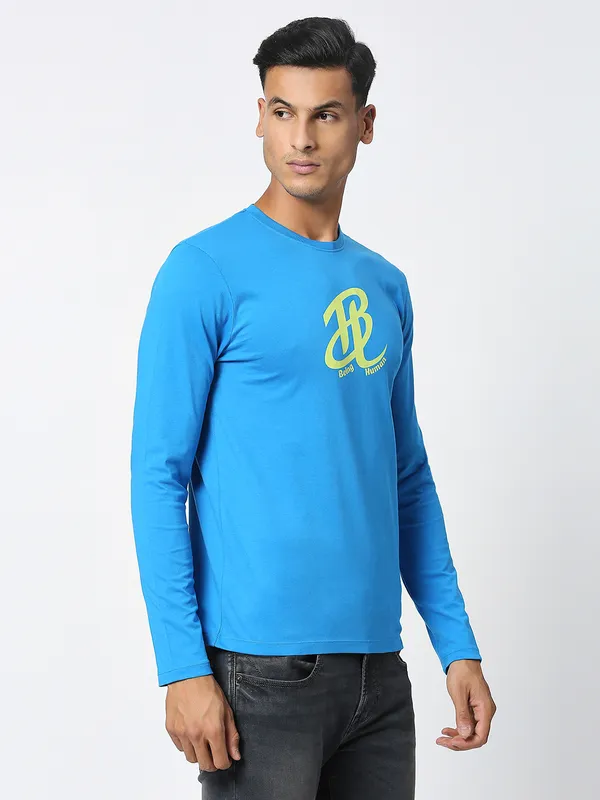 Being Human Clothing Men  T-Shirts-Blue