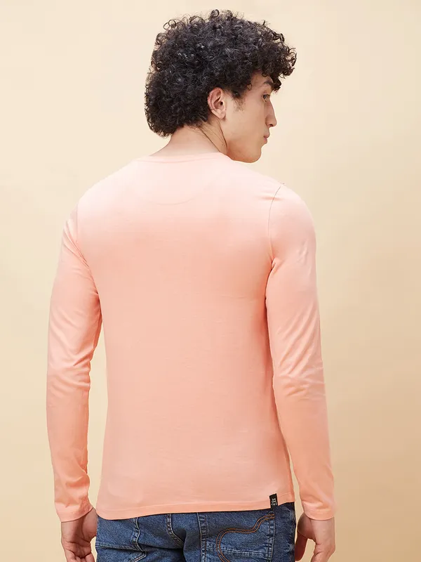 Being Human Clothing Men  T-Shirts-Coral