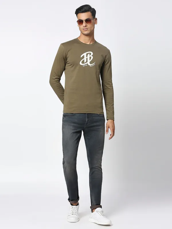 Being Human Clothing Men  T-Shirts-M Green