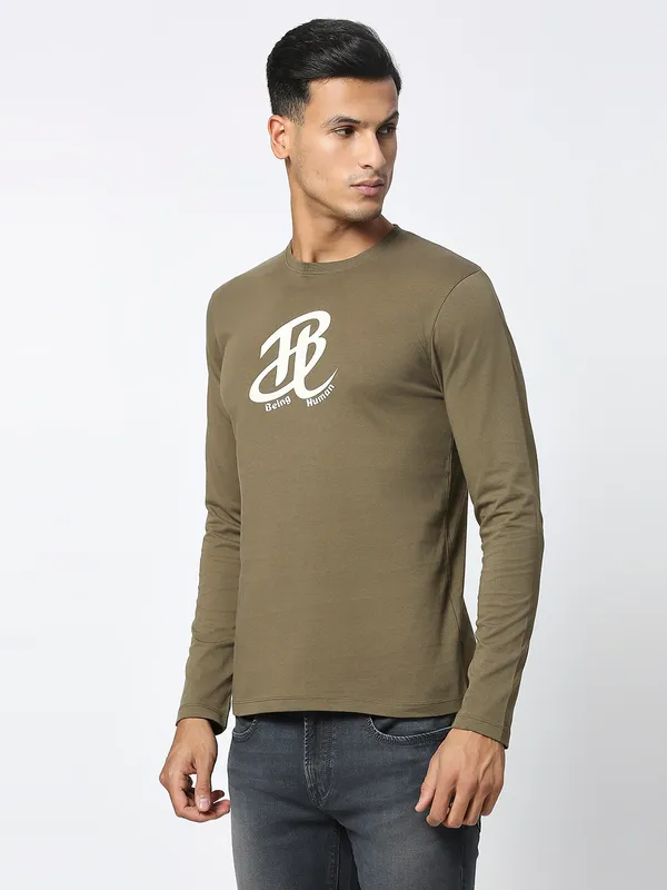 Being Human Clothing Men  T-Shirts-M Green