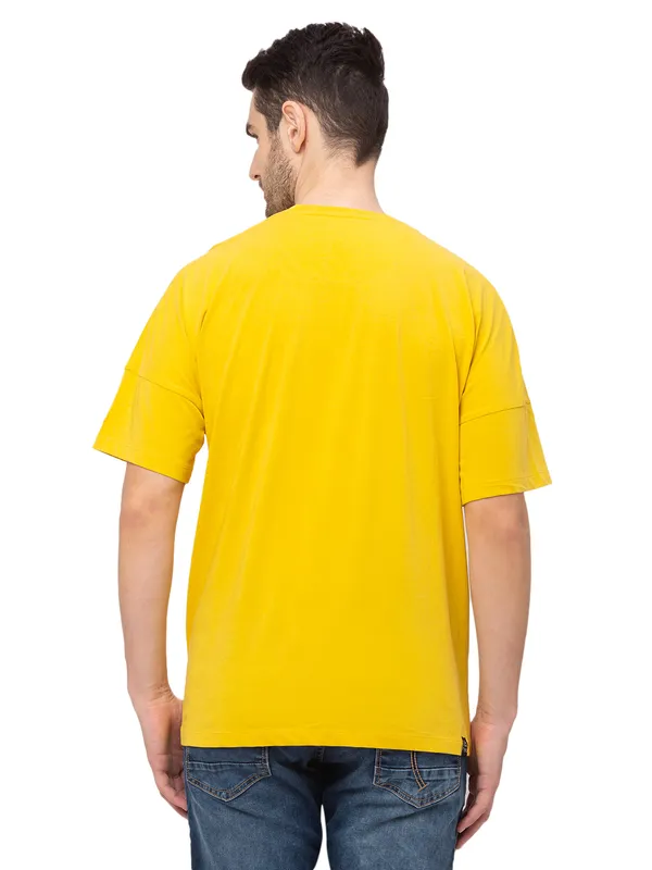 Being Human Clothing Men Regular Fit Crew Neck T-Shirts-Sulfer