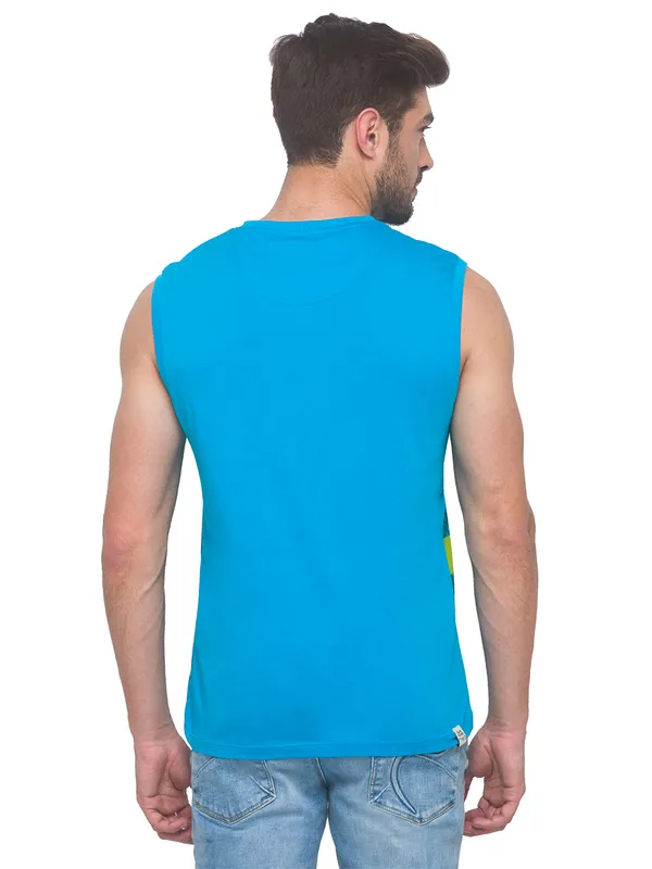 Being Human Slim Fit Men Crew Neck T-Shirts-Sun