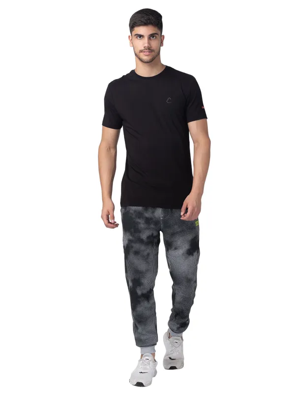 Being Human Regular Fit Men Crew Neck T-Shirts-Black