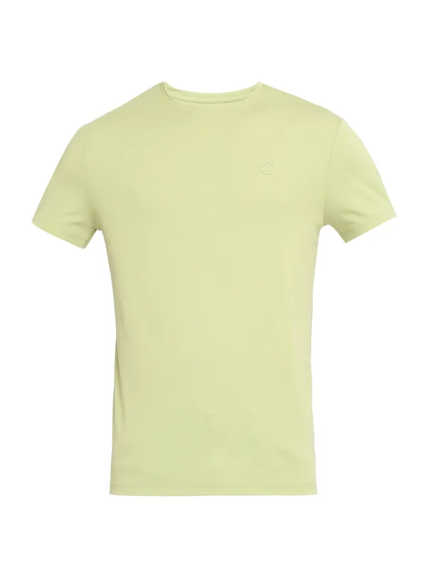 Being Human Regular Fit Men Crew Neck T-Shirts-Lt.Green