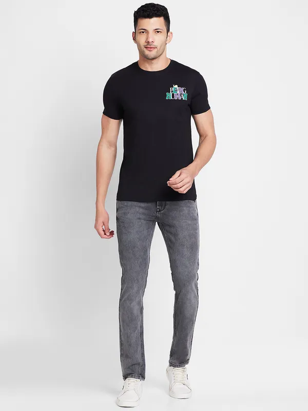 Being Human Clothing Men  T-Shirts-Black