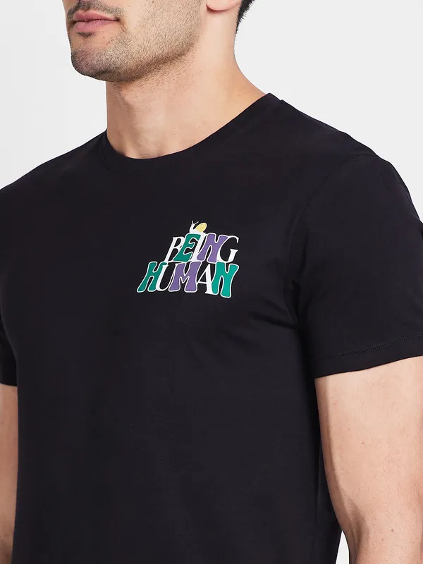 Being Human Clothing Men  T-Shirts-Black