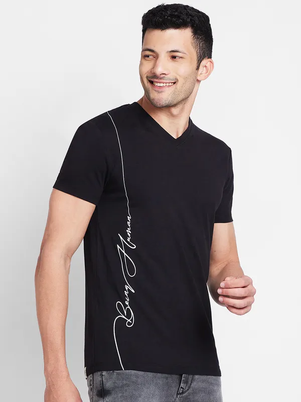 Being Human Clothing Men  T-Shirts-Black