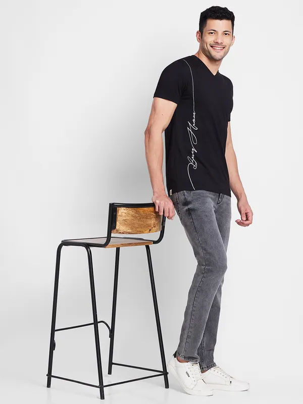 Being Human Clothing Men  T-Shirts-Black