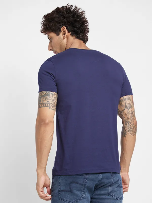 Being Human Clothing Men  T-Shirts-Navy