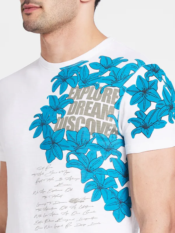 Being Human Men  T-Shirts-White