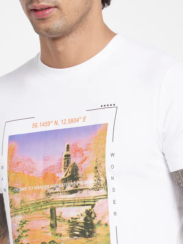 Being Human Clothing Men  T-Shirts-White