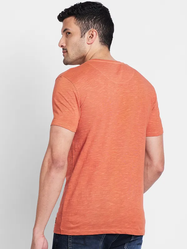 Being Human Men  T-Shirts-Rust