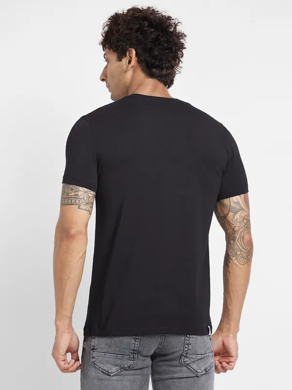 Being Human Men  T-Shirts-Black