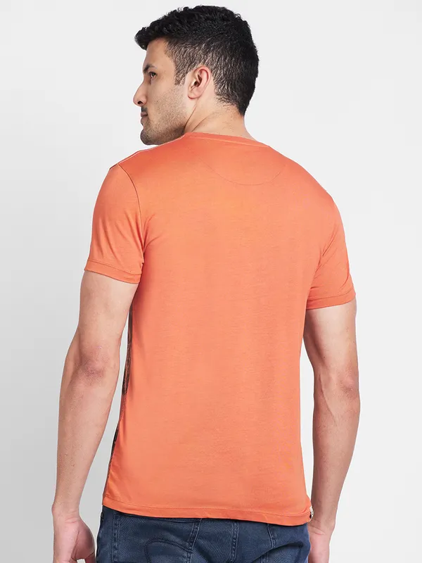 Being Human Men  T-Shirts-Rust
