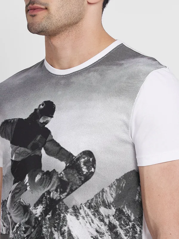 Being Human Men  T-Shirts-White