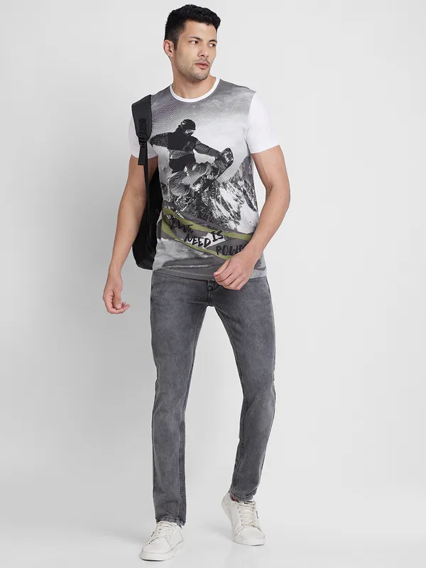 Being Human Men  T-Shirts-White