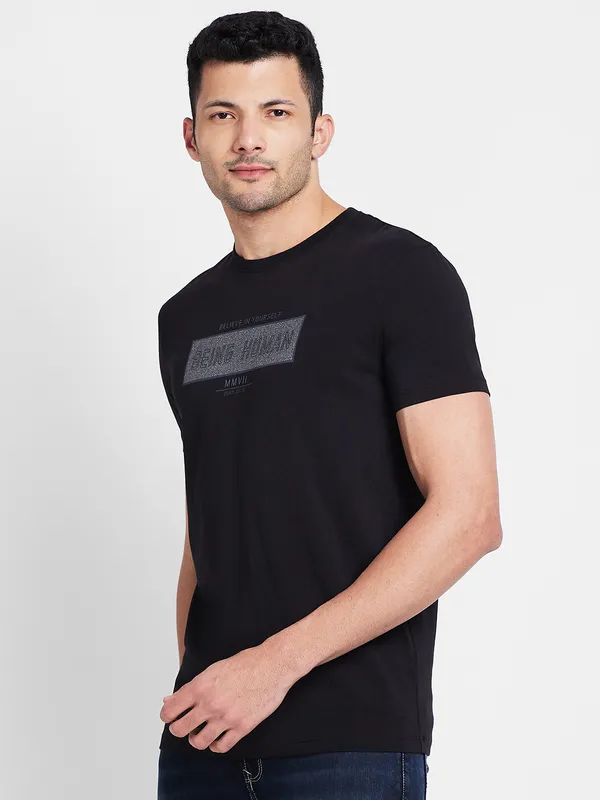Being Human Clothing Men  T-Shirts-Black
