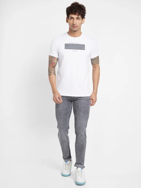 Being Human Clothing Men  T-Shirts-White