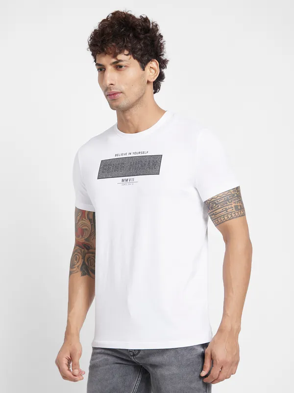 Being Human Clothing Men  T-Shirts-White