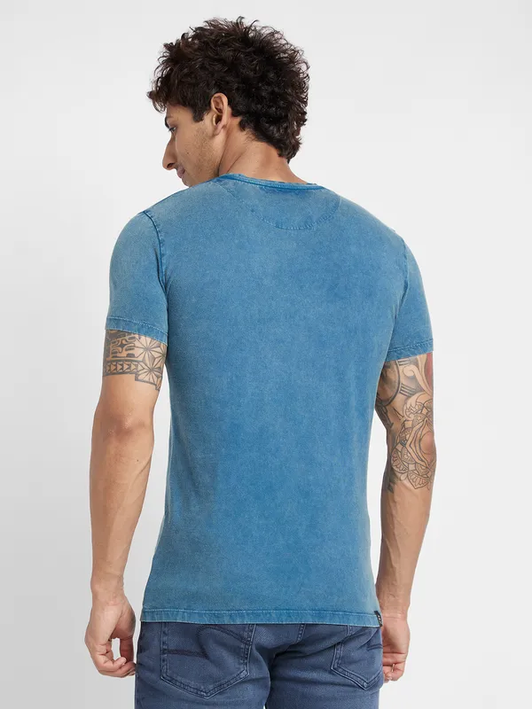 Being Human Clothing Men  T-Shirts-Deep Teal